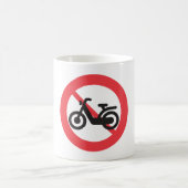 Kein Motorradzeichen Kaffeetasse (Mittel)