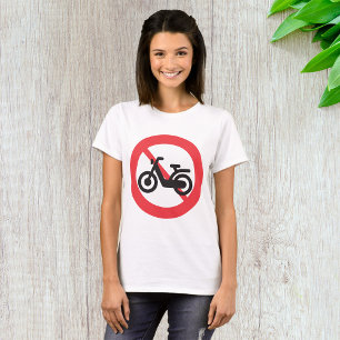 Kein Motorradzeichen T-Shirt