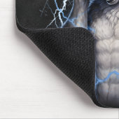 Kein Mr Nice Guy mehr Lustiger Alpha-Wolf-Meme Geh Mousepad (Ecke)