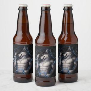 Kein Mr Nice Guy mehr Lustiges Alpha Wolf Meme Geh Bierflaschenetikett