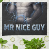 Kein Mr Nice Guy mehr Lustiges Alpha Wolf Meme Geh Geschirrtuch (Gefaltet)