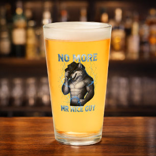 Kein Mr Nice Guy mehr Lustiges Alpha Wolf Meme Geh Glas