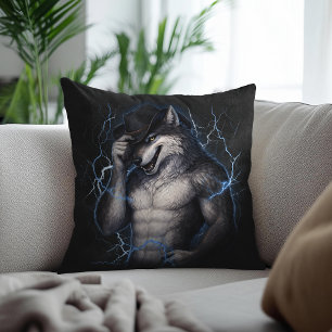 Kein Mr Nice Guy mehr Lustiges Alpha Wolf Meme Geh Kissen