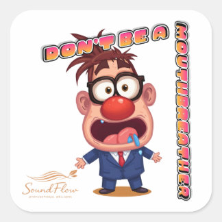 Kein Mundatmer Aufkleber (mit Logo)