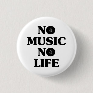 KEIN MUSIKKEIN LEBEN BUTTON
