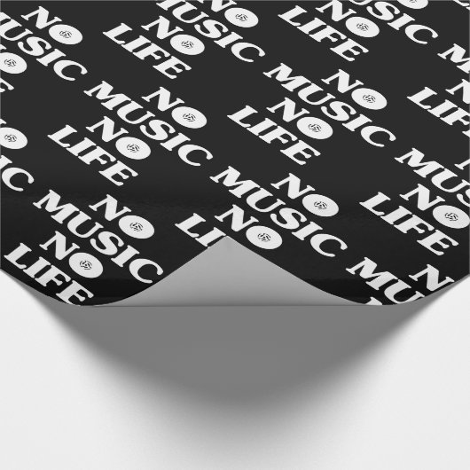 KEIN MUSIKKEIN LEBEN GESCHENKPAPIER (Ecke)