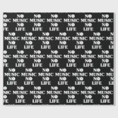 KEIN MUSIKKEIN LEBEN GESCHENKPAPIER (Flach)