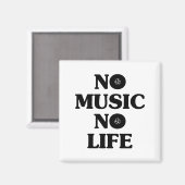 KEIN MUSIKKEIN LEBEN MAGNET (Vorderseite/Rückseite)