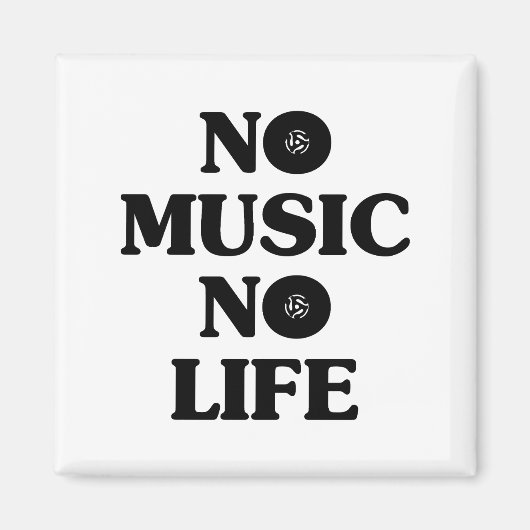 KEIN MUSIKKEIN LEBEN MAGNET (Vorne)