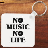 KEIN MUSIKKEIN LEBEN SCHLÜSSELANHÄNGER (Rückseite)