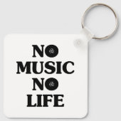 KEIN MUSIKKEIN LEBEN SCHLÜSSELANHÄNGER (Rückseite)