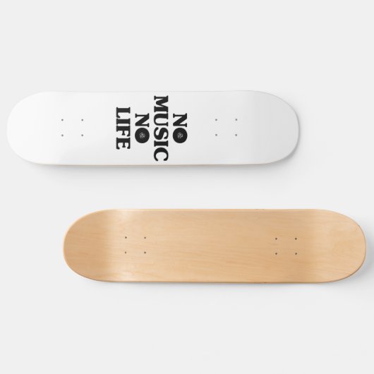 KEIN MUSIKKEIN LEBEN SKATEBOARD (Horizontal)