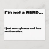 Kein NERD... Postkarte (Vorderseite)