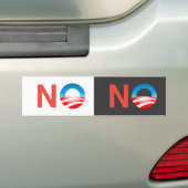 KEIN Nobama kein Obama Autoaufkleber (Auf Auto)