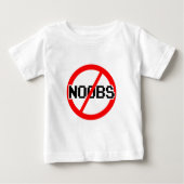 KEIN NOOBS - Affe des Aussenseiters/hacker/pc/code Baby T-shirt (Vorderseite)