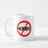 KEIN NOOBS - Affe des Aussenseiters/hacker/pc/code Kaffeetasse (Links)