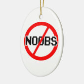 KEIN NOOBS - Affe des Aussenseiters/hacker/pc/code Keramikornament (Links)
