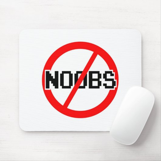 KEIN NOOBS - Affe des Aussenseiters/hacker/pc/code Mousepad (Mit Mouse)
