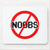 KEIN NOOBS - Affe des Aussenseiters/hacker/pc/code Mousepad (Vorne)