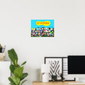 Kein normales Charakterposter Poster (Heimbüro)