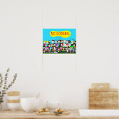 Kein normales Charakterposter Poster (Küche)