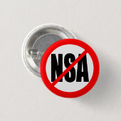 "KEIN NSA " BUTTON (Vorne & Hinten)