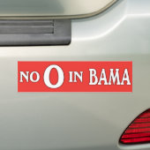 Kein O in Bama Anti-Obama Autoaufkleber (Auf Auto)