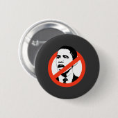 Kein Obama/Anti-Obama-T - Shirt Button (Vorne & Hinten)
