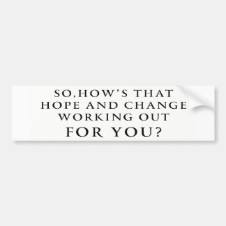 Kein Obama-Autoaufkleber Autoaufkleber