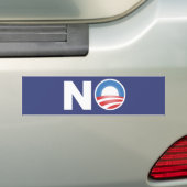 Kein Obama im Jahre 2012 Autoaufkleber (Auf Auto)