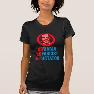 KEIN OBAMA NICHT FASCHISTISCH KEIN DIKTATOR T-Shirt
