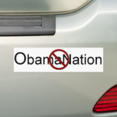 Kein ObamaNation Autoaufkleber (Auf Auto)