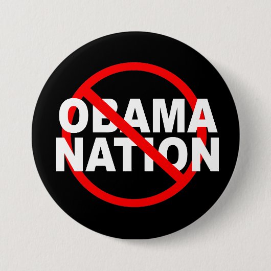 KEIN ObamaNation Knopf Button (Vorderseite)