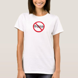 Kein Odio Custom White Short Sleeve für Frauen T-Shirt