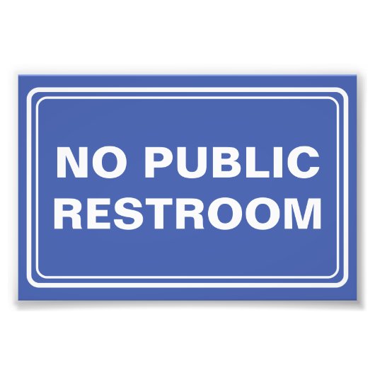 Kein öffentliches Unternehmen Fotodruck (Vorne)