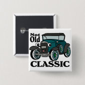 Kein Oldtimer/Antik-Auto Button (Vorne & Hinten)