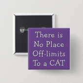 Kein Ort außerhalb der Grenzen für eine CAT Button (Vorne & Hinten)
