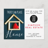 KEIN Ort wie Ankündigung von Zuhause-Referenzen (Vorderseite)