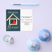 KEIN Ort wie Ankündigung von Zuhause-Referenzen Flyer (Einzeln)