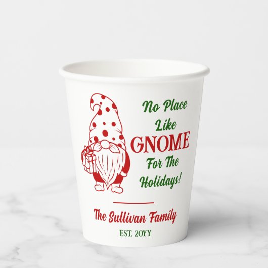 Kein Ort wie Geburtsdatum Pappbecher (Rückseite)