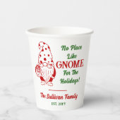 Kein Ort wie Geburtsdatum Pappbecher (Vorderseite)