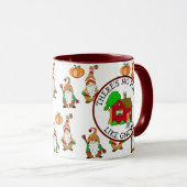 Kein Ort wie Gnome, Cartoon Herbstgnome Tasse (VorderseiteRechts)