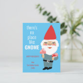 KEIN ORT WIE GNOME Niedliche Pilze CUSTOM Urlaub Postkarte (Stehend Vorderseite)