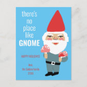 KEIN ORT WIE GNOME Niedliche Pilze CUSTOM Urlaub Postkarte (Vorderseite)