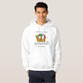 Kein Ort wie Gnome, Weihnachten Hoodie (Vorne ganz)