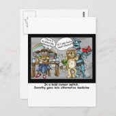 Kein Ort wie Homöopathie Funny Cartoon Geschenke & Postkarte (Vorne/Hinten)