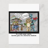 Kein Ort wie Homöopathie Funny Cartoon Geschenke & Postkarte (Vorderseite)