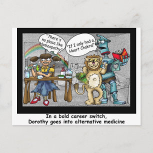Kein Ort wie Homöopathie Funny Cartoon Geschenke & Postkarte