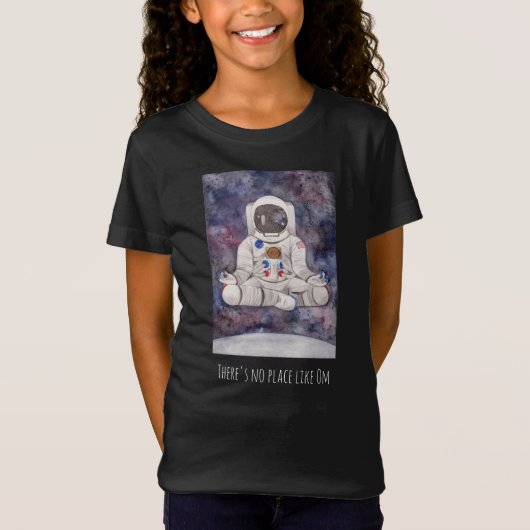 Kein Ort wie Om - Kid's Astronaut T - Shirt (Vorderseite)