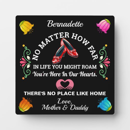 Kein Ort wie Zuhause Fotoplatte (Vorderseite)